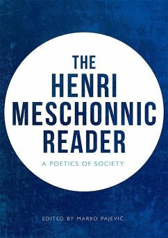 The Henri Meschonnic Reader - Meschonnic, Henri