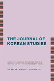 Archives, Archival Practices, and the Writing of History in Premodern Korea