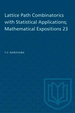 Lattice Path Combinatorics with Statistical Applications; Mathematical Expositions 23 - Narayana, T V
