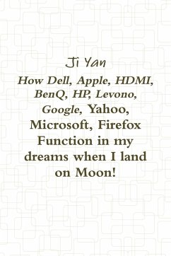 How Dell, Apple, HDMI, BenQ, HP, Levono, Google, Yahoo, Microsoft, Firefox Function in my dreams when I land on Moon! - Yan, Ji