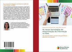 As novas tecnologias de disseminação da informação na Web - Pimentel Cavalcante, Annelise;Pimentel, Marta Maria