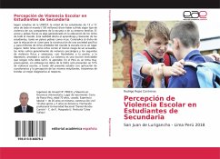 Percepción de Violencia Escolar en Estudiantes de Secundaria - Rojas Contreras, Rodrigo