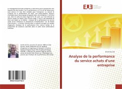 Analyse de la performance du service achats d¿une entreprise - Irié, Bi Irié Eric