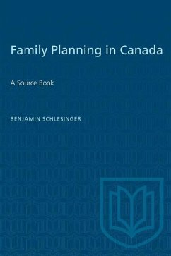 Family Planning in Canada - Schlesinger, Benjamin