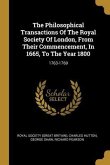 The Philosophical Transactions Of The Royal Society Of London, From Their Commencement, In 1665, To The Year 1800: 1763-1769