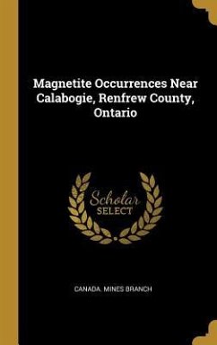 Cover Magnetite Occurrences Near Calabogie, Renfrew County, Ontario