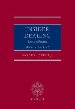 Insider Dealing - Clarke Qc, Sarah