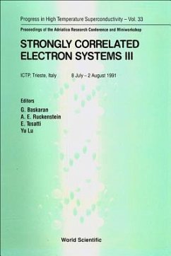 Strongly Correlated Electron Systems III - Proceedings of the Adriatico Research Conference and Miniworkshop