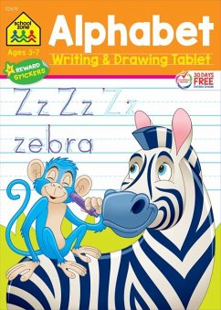 School Zone Alphabet Writing & Drawing Tablet Workbook - Zone, School