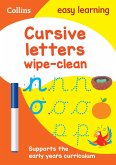 Cursive Letters Age 3-5 Wipe Clean Activity Book