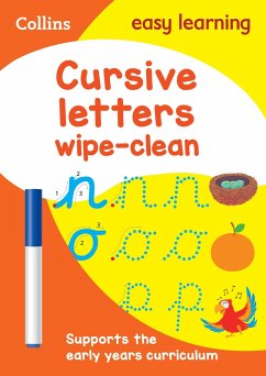 Cursive Letters Age 3-5 Wipe Clean Activity Book - Collins Easy Learning