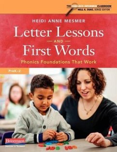 Letter Lessons and First Words - Duke, Nell K; Mesmer, Heidi Anne