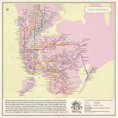 City of Women New York City Subway Wall Map (20 X 20 Inches) - Solnit, Rebecca; Jelly-Schapiro, Joshua