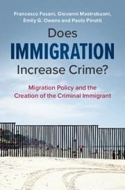 Does Immigration Increase Crime? - Fasani, Francesco; Mastrobuoni, Giovanni; Owens, Emily G; Pinotti, Paolo