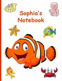 Sophia's Notebook: 7.44 X 9.69, 160 Wide-Ruled Pages - Journals, My Precious