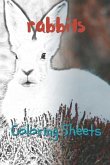Rabbit Coloring Sheets: 30 Rabbit Drawings, Coloring Sheets Adults Relaxation, Coloring Book for Kids, for Girls, Volume 11