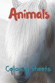 Animals Coloring Sheets: 30 Animals Drawings, Coloring Sheets Adults Relaxation, Coloring Book for Kids, for Girls, Volume 9