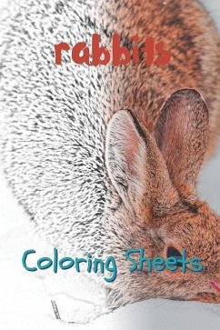 Rabbit Coloring Sheets: 30 Rabbit Drawings, Coloring Sheets Adults Relaxation, Coloring Book for Kids, for Girls, Volume 12 - Smith, Julian