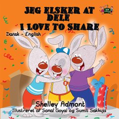 Jeg elsker at dele I Love to Share (eBook, ePUB) - Admont, Shelley; KidKiddos Books