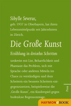 Cover Die Große Kunst. Erzählung in dreizehn Schritten (eBook, ePUB)
