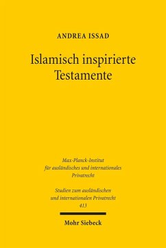 Islamisch inspirierte Testamente (eBook, PDF) - Issad, Andrea