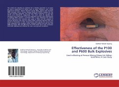 Effectiveness of the P100 and P600 Bulk Explosives