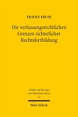 Die verfassungsrechtlichen Grenzen richterlicher Rechtsfortbildung (eBook, PDF)