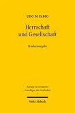 Herrschaft und Gesellschaft (eBook, PDF)