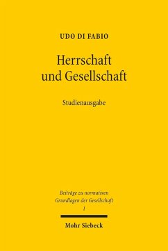 Herrschaft und Gesellschaft (eBook, PDF) - Fabio, Udo Di