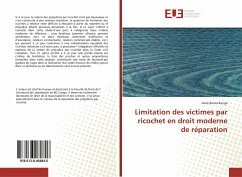 Limitation des victimes par ricochet en droit moderne de réparation - Banza Ilunga, Aimé