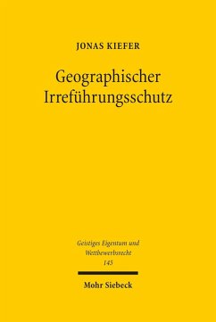 Geographischer Irreführungsschutz (eBook, PDF) - Kiefer, Jonas