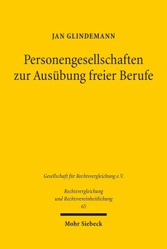 Personengesellschaften zur Ausübung freier Berufe (eBook, PDF) - Glindemann, Jan