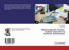 Relationship b/n Teacher-student interaction & Academic Achievement