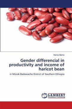 Gender differencial in productivity and income of haricot bean