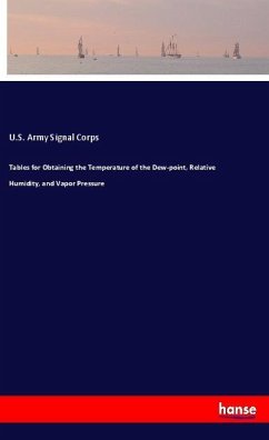 Tables for Obtaining the Temperature of the Dew-point, Relative Humidity, and Vapor Pressure - Signal Corps, U.S. Army