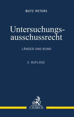 Untersuchungsausschussrecht - Peters, Butz