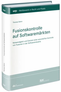 Fusionskontrolle auf Softwaremärkten - Oehm, Theresa