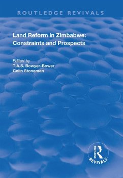 Cover Land Reform in Zimbabwe: Constraints and Prospects (eBook, PDF)