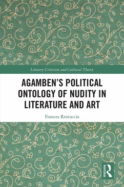 Cover Agamben's Political Ontology of Nudity in Literature and Art (eBook, ePUB)