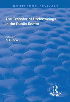 Cover The Transfer of Undertakings in the Public Sector (eBook, PDF)