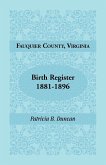 Fauquier County, Virginia Birth Register, 1881-1896