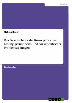 Das Gesellschaftsjahr. Konzeptidee zur Lösung gesundheits- und sozialpolitischer Problemstellungen - Ihlow, Melissa