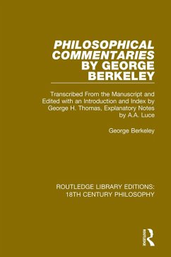 Cover Philosophical Commentaries by George Berkeley (eBook, PDF)
