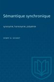 Sémantique Synchronique