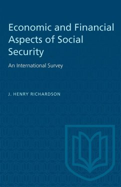 Economic and Financial Aspects of Social Security - Richardson, J Henry