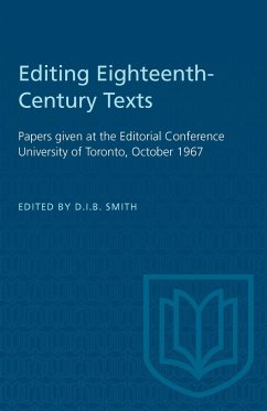 Editing Eighteenth-Century Texts
