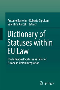Dictionary of Statuses within EU Law (eBook, PDF)