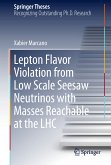 Lepton Flavor Violation from Low Scale Seesaw Neutrinos with Masses Reachable at the LHC (eBook, PDF)