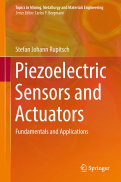 Piezoelectric Sensors and Actuators (eBook, PDF) - Rupitsch, Stefan Johann