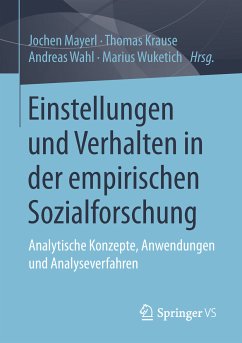 Einstellungen und Verhalten in der empirischen Sozialforschung (eBook, PDF)